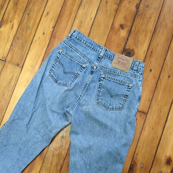 (31) vtg 90s high waisted slim fit levi's made in isa jeans - Picture 5 of 5